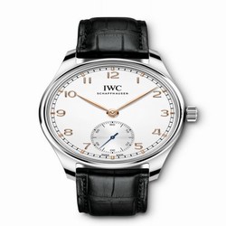 IWC Portugieser Automatic 40 Stainless Steel / Silver / Alligator IW358303