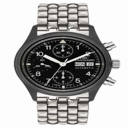 IWC Pilot's Watch Chronograph Ceramic / German / Bracelet IW3705-05