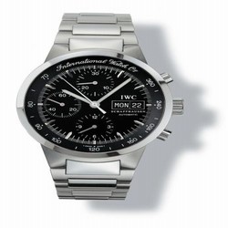 IWC GST Chronograph Automatic Stainless Steel / Black / German IW3707-06