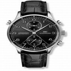 IWC Portugieser Chrono-Rattrapante Stainless Steel / Cortina IW3712-13
