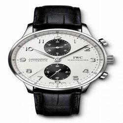 IWC Portuguese Chrono-Automatic Stainless Steel / Panda IW3714-11