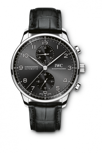 IWC Portuguese Chrono-Automatic Stainless Steel / Black IW3714-47