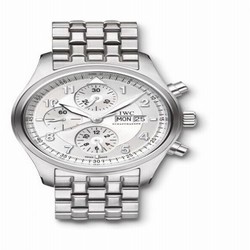 IWC Pilot's Watch Spitfire Chronograph Stainless Steel / Silver / Bracelet IW3717-05