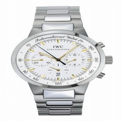 IWC GST Chronograph MecaQuartz Stainless Steel / Silver IW3727-03