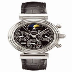 IWC Da Vinci Perpetual Stainless Steel / Black / English IW3750-30