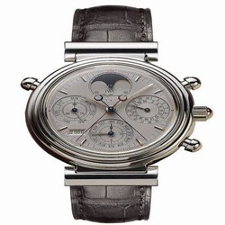 IWC Da Vinci Perpetual Rattrapante Platinum / Silver / English IW3751-04