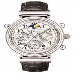 IWC Da Vinci Perpetual Rattrapante Platinum / Silver / Italian IW3754-10