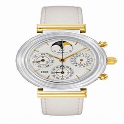 IWC Da Vinci Perpetual White Ceramic / Yellow Gold / White / German IW3755-05