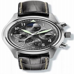 IWC Pilot's Watch Spitfire Chronograph Perpetual Calendar Stainless Steel / Black / Sincere IW3757-03