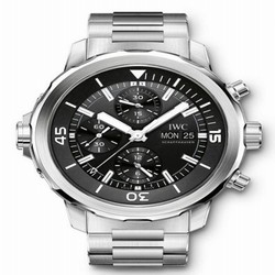 IWC Aquatimer Chronograph Stainless Steel / Black / Bracelet IW3768-04