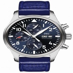 IWC Pilot's Watch Chronograph Stainless Steel / Le Petit Prince / Santoni IW3777-22