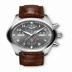 IWC Pilot's Watch Spitfire Perpetual Calendar Digital Date-Month Stainless Steel IW3791-07