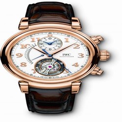 IWC Da Vinci Tourbillon Retrograde Chronograph Red Gold / Silver IW3931-01