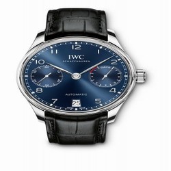 IWC Portugieser Automatic 5007 Stainless Steel / Blue IW5007-10