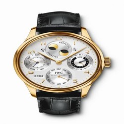 IWC Portuguese Perpetual Calendar 5021 Yellow Gold / Silver IW5021-05