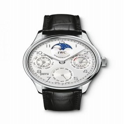 IWC Portugieser Perpetual Calendar 5023 Platinum / Silver IW5023-05
