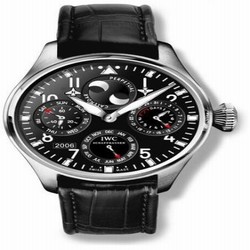 IWC Big Pilot Perpetual Calendar Platinum / Black / Sincere IW5026-05