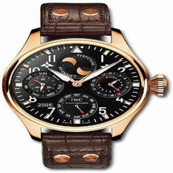 IWC Big Pilot Perpetual Calendar Red Gold / Black / Bucherer IW5026-08