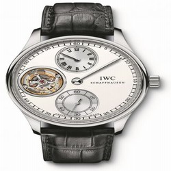 IWC Portugieser Regulateur Tourbillon Platinum / Silver IW5446-01