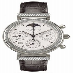 IWC Da Vinci Perpetual White Gold / Diamond / White / French IW8153-12