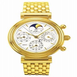 IWC Da Vinci Perpetual Yellow Gold / White / French / Bracelet IW9252-04