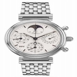 IWC Da Vinci Perpetual White Gold / White / French / Bracelet IW9252-08