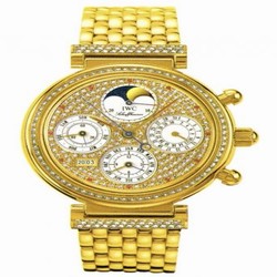 IWC Da Vinci Perpetual Yellow Gold / Diamond / Paved / English IW9253-07