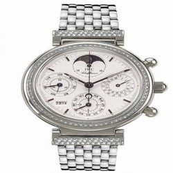 IWC Da Vinci Perpetual White Gold / Diamond / White / Italian IW9253-10