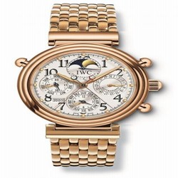 IWC Da Vinci Perpetual Rattrapante Rose Gold / Silver / English / Bracelet IW9272-03