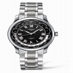 Longines Master Collection Worldtime Black Bracelet L2.631.4.51.6