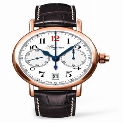 Longines Mono Pusher Chronograph 180th Anniversary Watch Gold L2.775.8.23.3