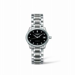 Longines Master Collection Date 25.5 Black / Bracelet L2.128.4.57.6