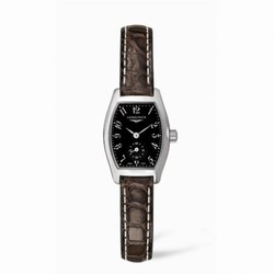 Longines Evidenza 19.6 Stainless Steel Black L2.175.4.53.5