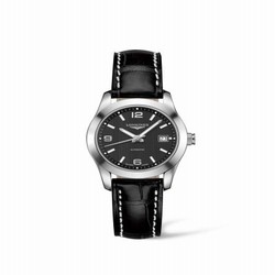 Longines Conquest Classic Automatic 29.5 Stainless Steel / Black / Strap L2.285.4.56.3