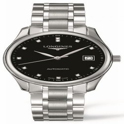 Longines Master Collection Date 36 Black Diamond / Bracelet L2.518.4.57.6