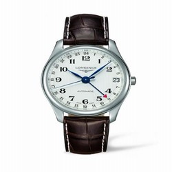 Longines Master Collection 42 24h Stainless Steel / Silver-Arabic / Alligator L2.718.4.70.3