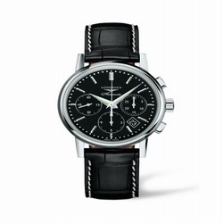 Longines Column-Wheel Chronograph Black L2.733.4.52.0