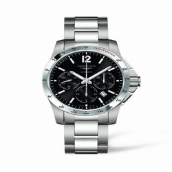 Longines Conquest Chronograph Automatic 41mm Black L2.743.4.56.6