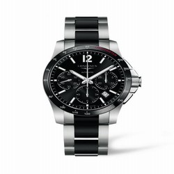 Longines Conquest Chronograph Automatic 41mm Ceramic L2.744.4.56.7