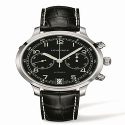 Longines Military 1938 Chronograph Croc L2.790.4.53.3