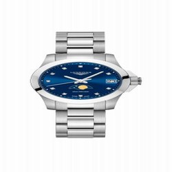 Longines Conquest 29.5 Quartz Moonphase Stainless Steel / Blue / Bracelet L3.380.4.97.6
