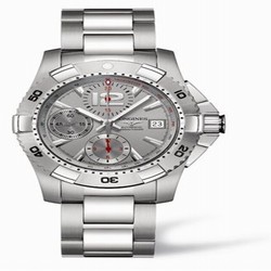 Longines Hydroconquest Chronograph Tachymeter Silver L3.651.4.76.6