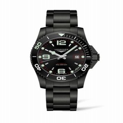 Longines HydroConquest 41 Automatic PVD / Black / Bracelet / USA L3.742.2.58.6