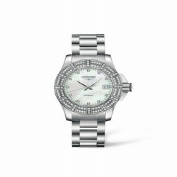 Longines Conquest 29.5 Automatic Double Row Diamond L3.180.0.87.6