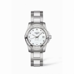 Longines Hydroconquest Quartz 29.5 Diamond MOP L3.247.0.87.6