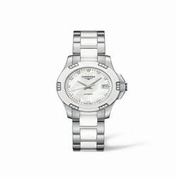 Longines Conquest Automatic 29.5 Ceramic Diamond L3.299.0.87.7