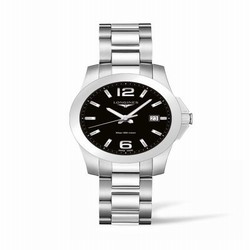 Longines Conquest Quartz 36 Stainless Steel / Black L3.378.4.58.6