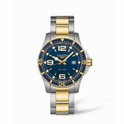 Longines Hydroconquest Quartz 39 Two Tone Blue L3.640.3.96.7