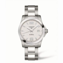 Longines Conquest 39 Automatic Silver L3.676.4.76.6