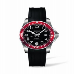 Longines Hydroconquest Auttomatic 39 Red Rubber L3.694.4.59.2